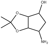 Ticagrelor Related Compound 4 (6-Aminotetrahydro-2,2-Dimethyl-4H-Cyclopenta-1.3-dioxol-4-ol)