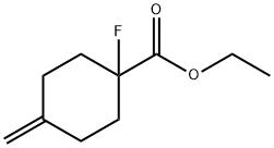 Ethyl 1-Fluoro-4-methylenecyclohexanecarboxylate Structural
