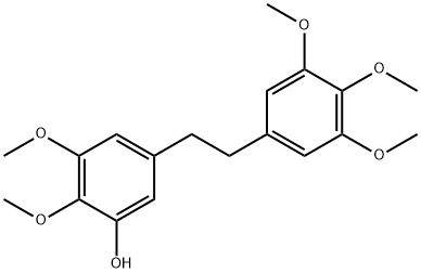 Phenol, 2,3-dimethoxy-5-[2-(3,4,5-trimethoxyphenyl)ethyl]- Structural