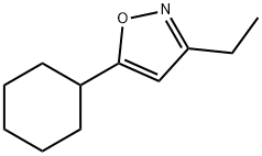Isoxazole, 5-cyclohexyl-3-ethyl- Structural