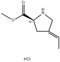 L-Proline, 4-ethylidene-, methyl ester, hydrochloride (1:1), (4E)- Structural