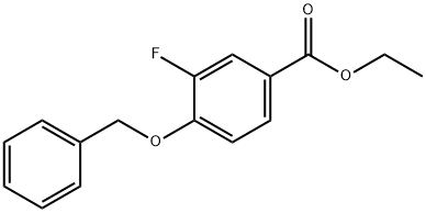 Ethyl 4-(benzyloxy)-3-fluorobenzoate Structural
