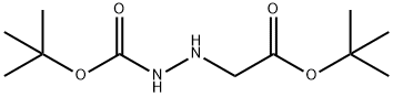 Hydrazinecarboxylic acid, 2-[2-(1,1-dimethylethoxy)-2-oxoethyl]-, 1,1-dimethylethyl ester Structural