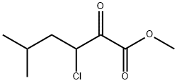 Hexanoic acid, 3-chloro-5-methyl-2-oxo-, methyl ester Structural