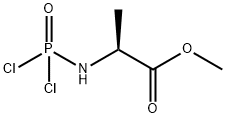 L-ALANINE, N-(DICHLOROPHOSPHINYL)-,METHYL ESTER Structural