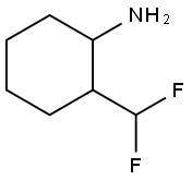 Cyclohexanamine, 2-(difluoromethyl)- Structural