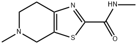 Thiazolo[5,4-c]pyridine-2-carboxamide, 4,5,6,7-tetrahydro-N,5-dimethyl- Structural
