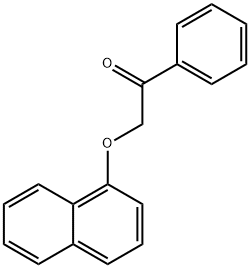 Ethanone, 2-(1-naphthalenyloxy)-1-phenyl- Structural