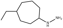 Hydrazine, (4-ethylcycloheptyl)- Structural