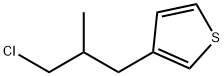 Thiophene, 3-(3-chloro-2-methylpropyl)- Structural