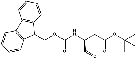 Butanoic acid, 3-[[(9H-fluoren-9-ylmethoxy)carbonyl]amino]-4-oxo-, 1,1-dimethylethyl ester, (3S)- Structural