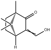 Bicyclo[2.2.1]heptan-2-one, 3-(hydroxymethylene)-1,7,7-trimethyl-, (1R,4S)- Structural