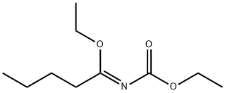Pentanimidic acid, N-(ethoxycarbonyl)-, ethyl ester, (Z)- (9CI) Structural