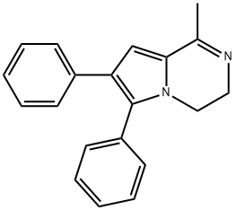Pyrrolo[1,2-a]pyrazine, 3,4-dihydro-1-methyl-6,7-diphenyl- Structural