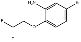 Benzenamine, 5-bromo-2-(2,2-difluoroethoxy)- Structural