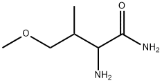 Butanamide, 2-amino-4-methoxy-3-methyl- Structural