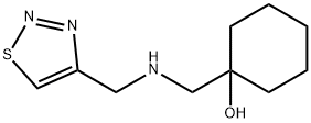 Cyclohexanol, 1-[[(1,2,3-thiadiazol-4-ylmethyl)amino]methyl]- Structural