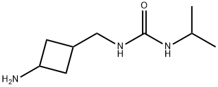 Urea, N-[(3-aminocyclobutyl)methyl]-N'-(1-methylethyl)- Structural