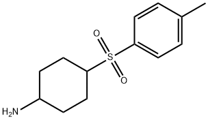 Cyclohexanamine, 4-[(4-methylphenyl)sulfonyl]- Structural