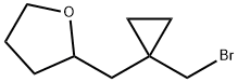 Furan, 2-[[1-(bromomethyl)cyclopropyl]methyl]tetrahydro- Structural