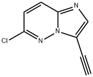 Imidazo[1,2-b]pyridazine, 6-chloro-3-ethynyl- Structural