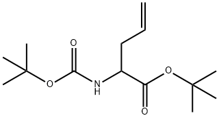 tert-butyl 2-((tert-butoxycarbonyl)amino)pent-4-enoate Structural