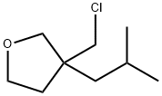Furan, 3-(chloromethyl)tetrahydro-3-(2-methylpropyl)- Structural