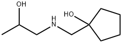 Cyclopentanol, 1-[[(2-hydroxypropyl)amino]methyl]- Structural