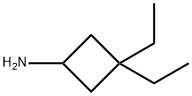Cyclobutanamine, 3,3-diethyl- Structural