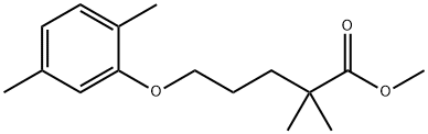 methyl 5-(2,5-dimethylphenoxy)-2,2-dimethylpentanoate Structural