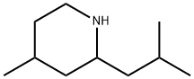 Piperidine, 4-methyl-2-(2-methylpropyl)- Structural