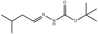 Hydrazinecarboxylic acid, 2-(3-methylbutylidene)-, 1,1-dimethylethyl ester, (2E)- Structural