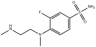 Benzenesulfonamide, 3-fluoro-4-[methyl[2-(methylamino)ethyl]amino]- Structural