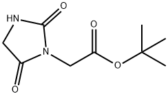 tert-Butyl 2-(2,5-dioxoimidazolidin-1-yl)acetate Structural