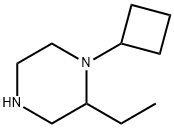 Piperazine, 1-cyclobutyl-2-ethyl- Structural