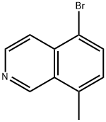 5-bromo-8-methylisoquinoline Structural