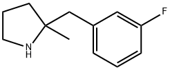 Pyrrolidine, 2-[(3-fluorophenyl)methyl]-2-methyl- Structural