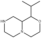 Pyrazino[2,1-c][1,4]oxazine,octahydro-1-(1-methylethyl)- Structural