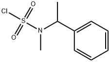 Sulfamoyl chloride, N-methyl-N-(1-phenylethyl)- Structural