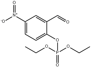Phosphoric acid, diethyl 2-formyl-4-nitrophenyl ester Structural