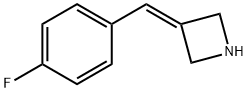 Azetidine, 3-[(4-fluorophenyl)methylene]- Structural