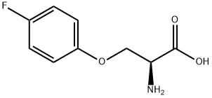 O-(4-Fluorophenyl)-L-serine Structural