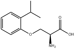 O-(2-Isopropylphenyl)-L-serine Structural