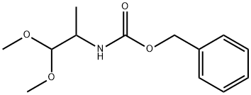 Carbamic acid, N-(2,2-dimethoxy-1-methylethyl)-, phenylmethyl ester Structural
