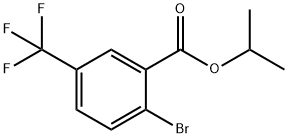 Isopropyl 2-bromo-5-(trifluoromethyl)benzoate Structural