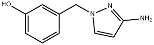 Phenol, 3-[(3-amino-1H-pyrazol-1-yl)methyl]- Structural