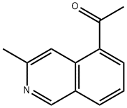 Ethanone, 1-(3-methyl-5-isoquinolinyl)- Structural