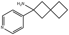 Spiro[3.3]heptan-2-amine, 2-(4-pyridinyl)- Structural