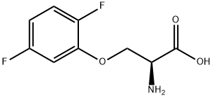 O-(2,5-Difluorophenyl)-L-serine Structural