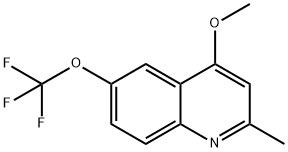Quinoline, 4-methoxy-2-methyl-6-(trifluoromethoxy)- Structural